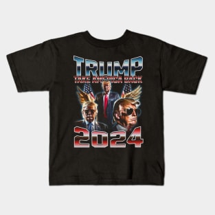 Trump - 2024 Take America Back! Vintage Kids T-Shirt